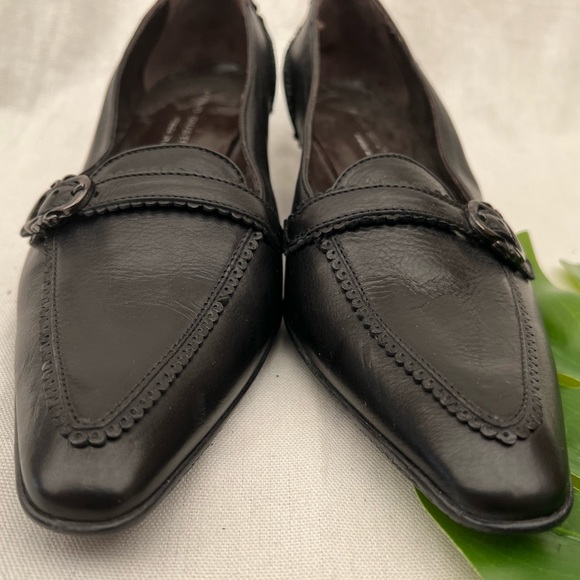 NWOT AGL Attilio Giusti Leombruni leather kitten heel sz 38.5 - Picture 3 of 11